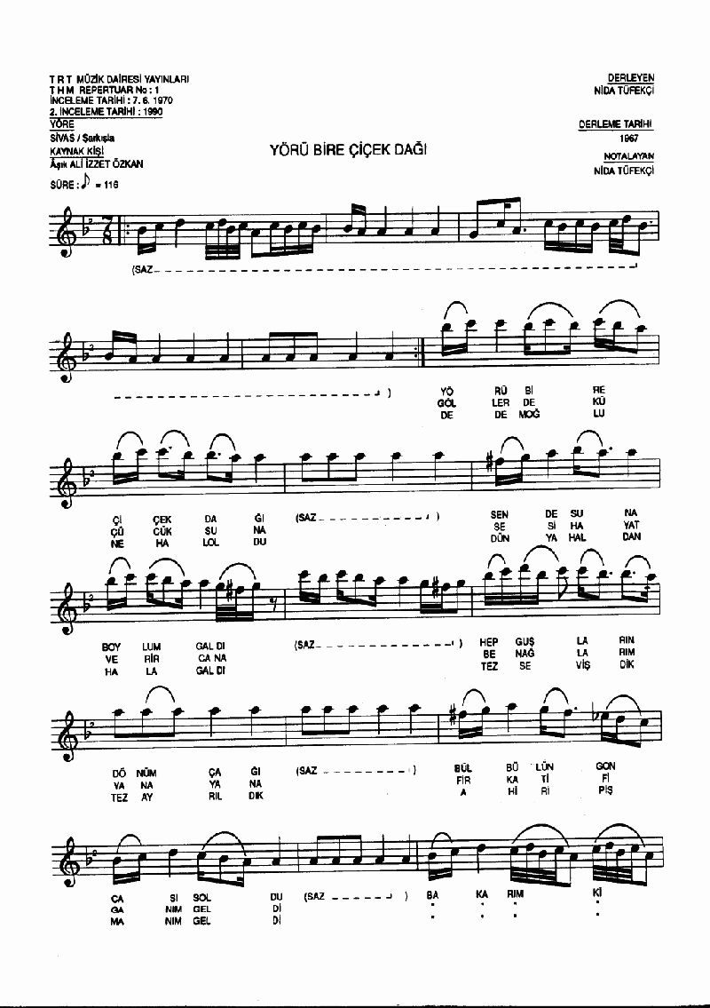 YÖRÜ BİRE ÇİÇEKDAĞI