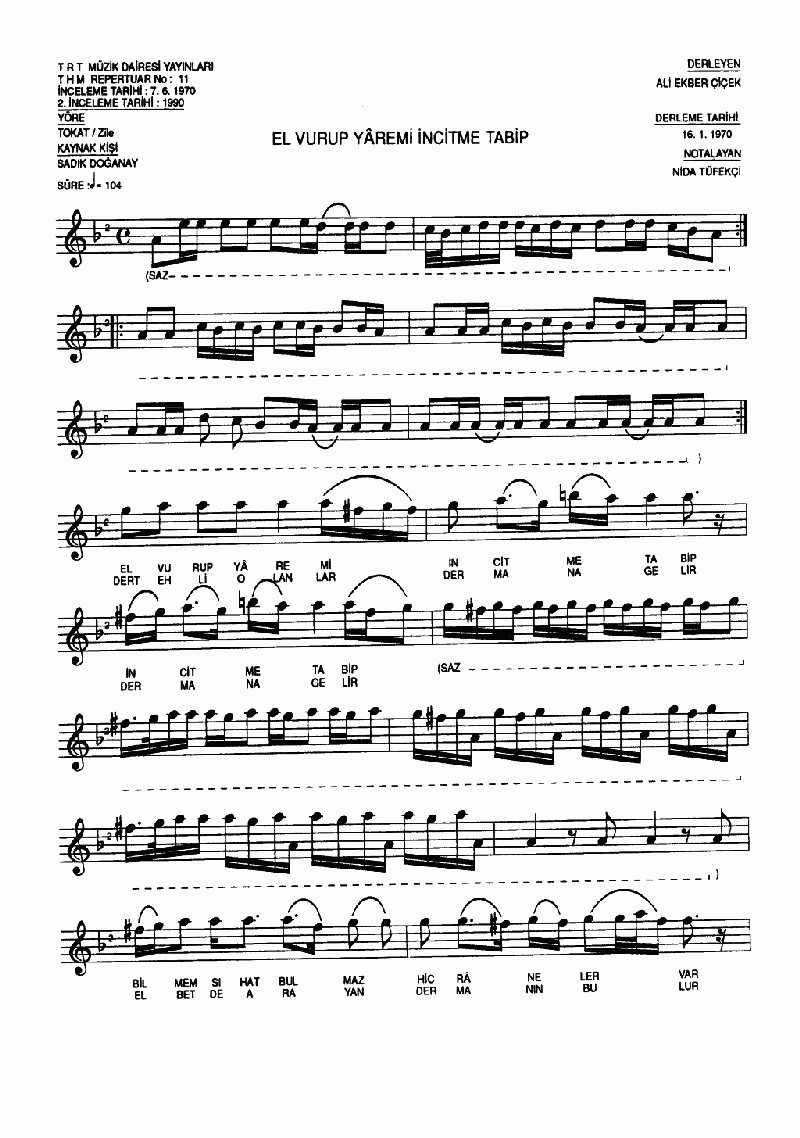 EL VURUP YAREMİ İNCİTME TABİP