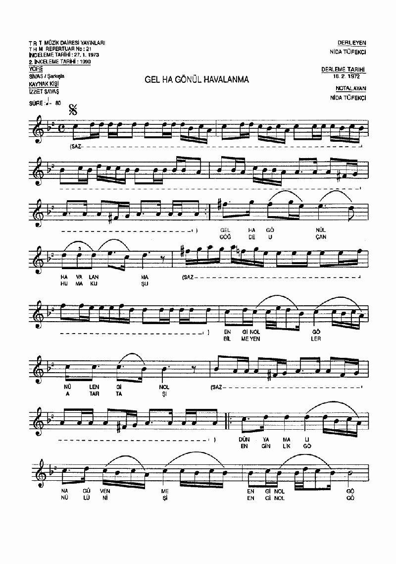 GEL HA GÖNÜL HAVALANMA