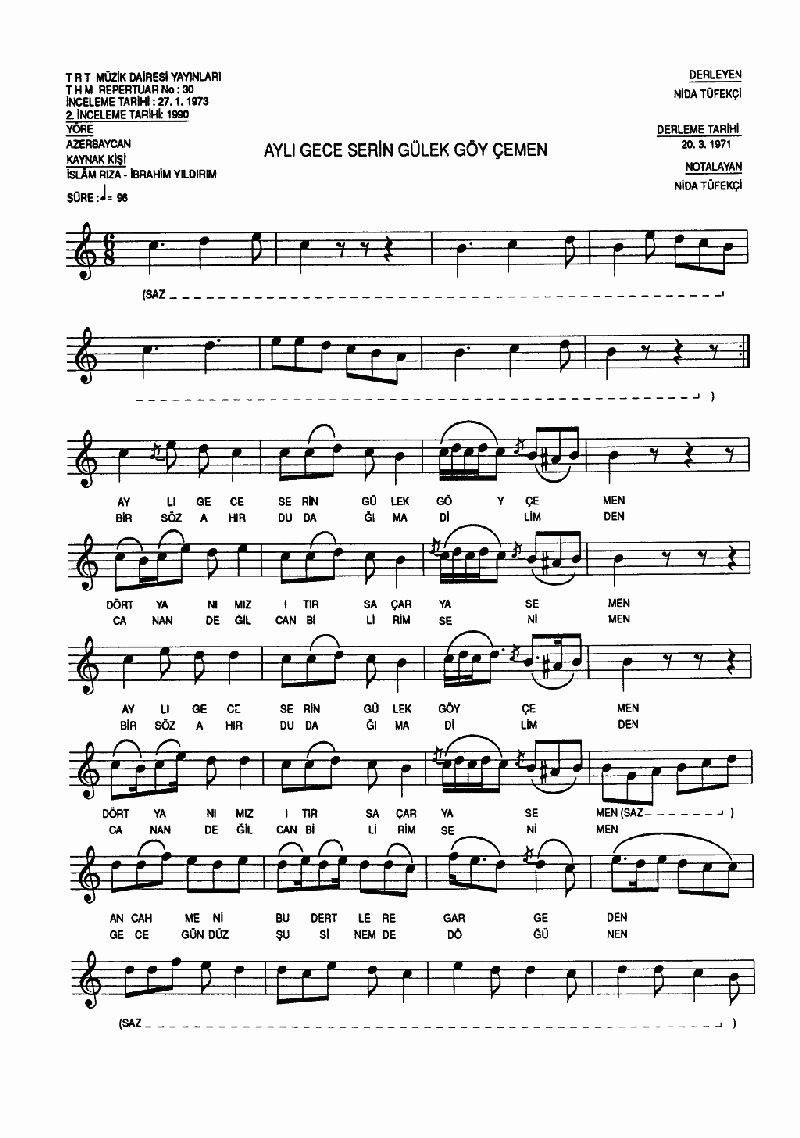 AYLI GECE SERİN KÜLEK GÖY ÇEMEN