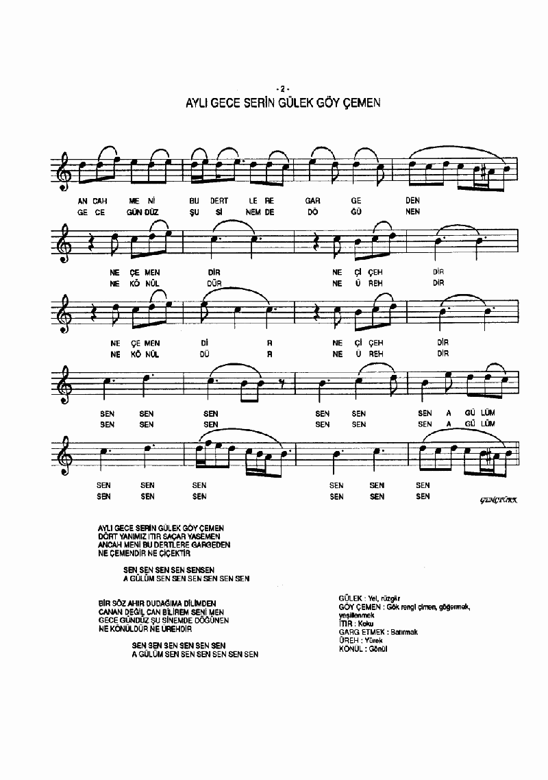 AYLI GECE SERİN KÜLEK GÖY ÇEMEN