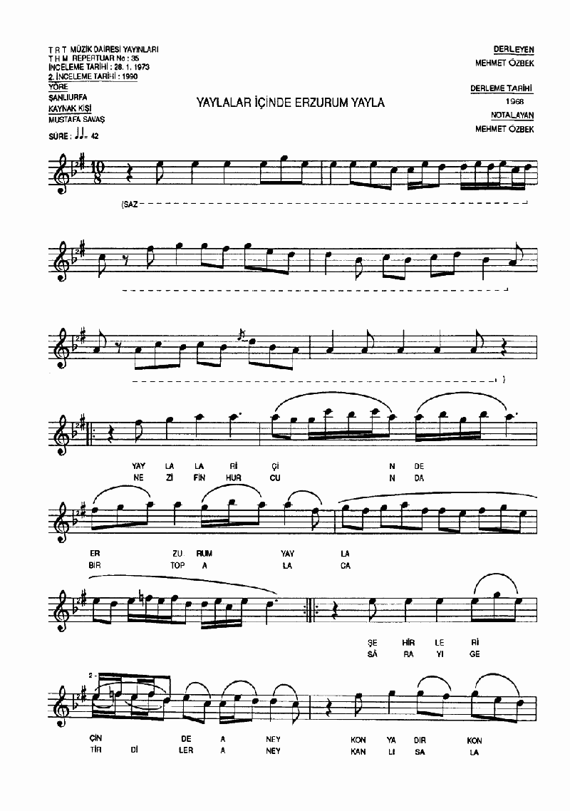 YAYLALAR İÇİNDE ERZURUM YAYLA - III