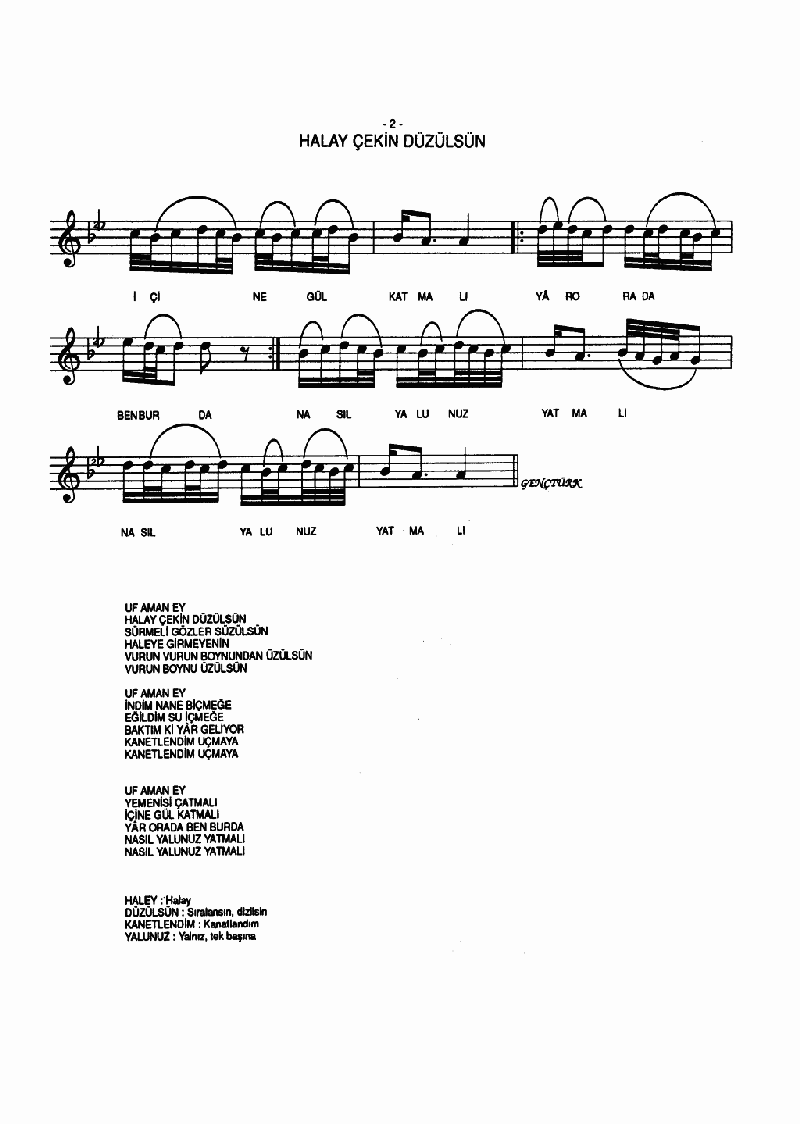 HALAY ÇEKİN DÜZÜLSÜN