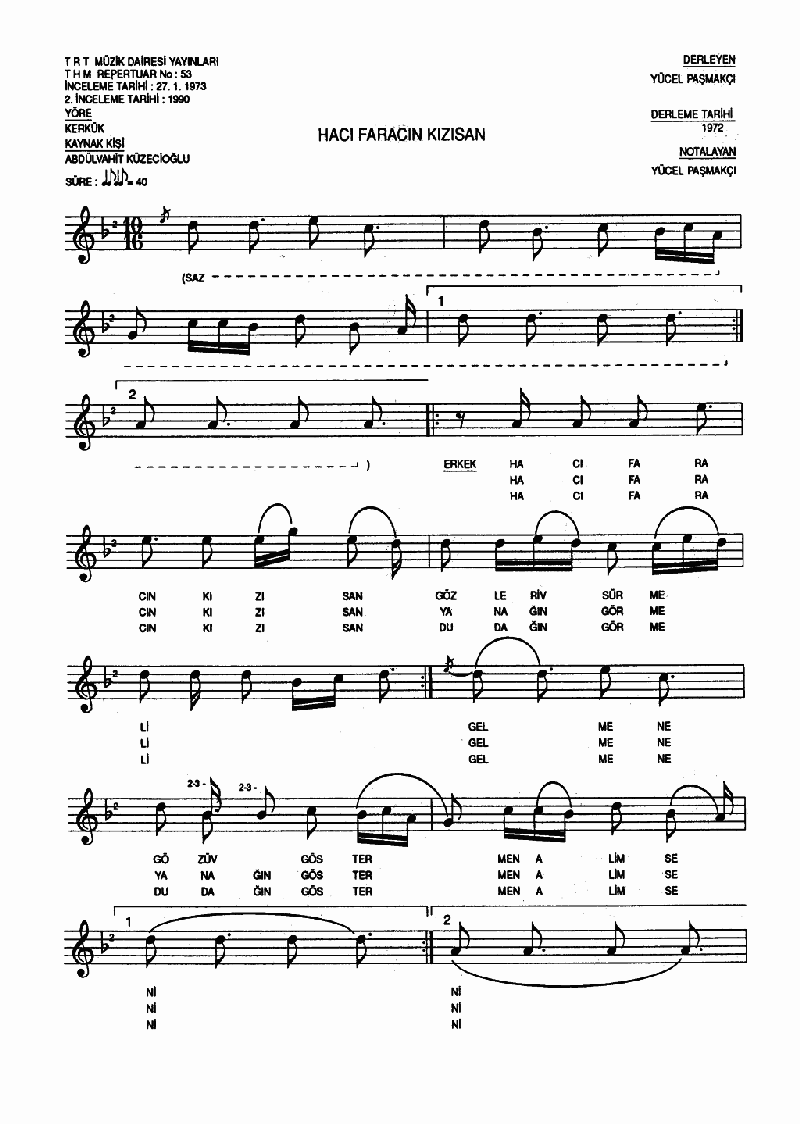 HACI FARACIN KIZISAN