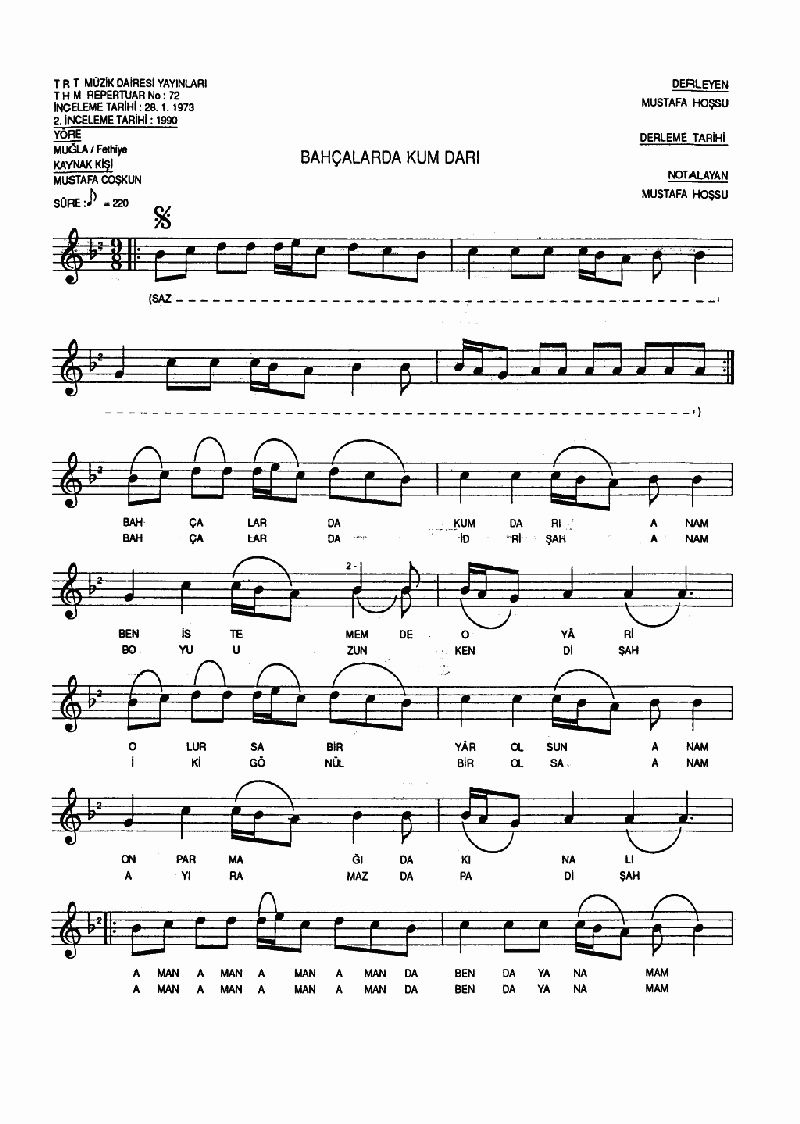 BAHÇALARDA KUM DARI