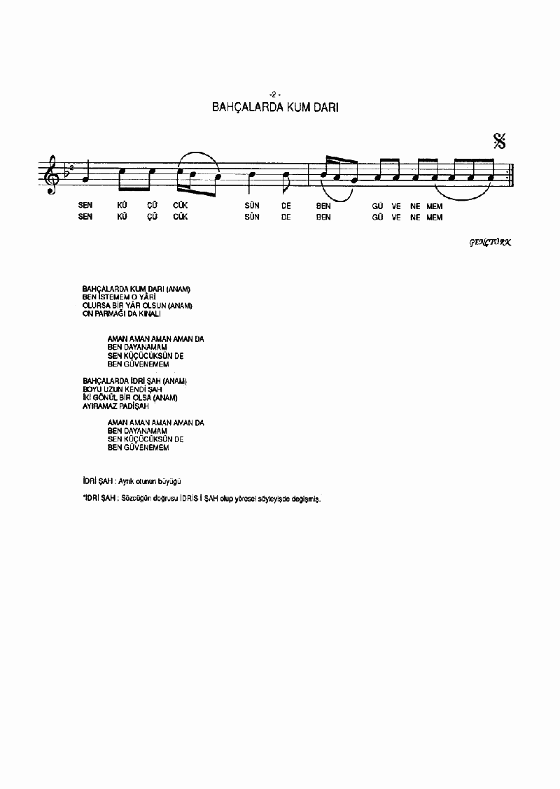 BAHÇALARDA KUM DARI