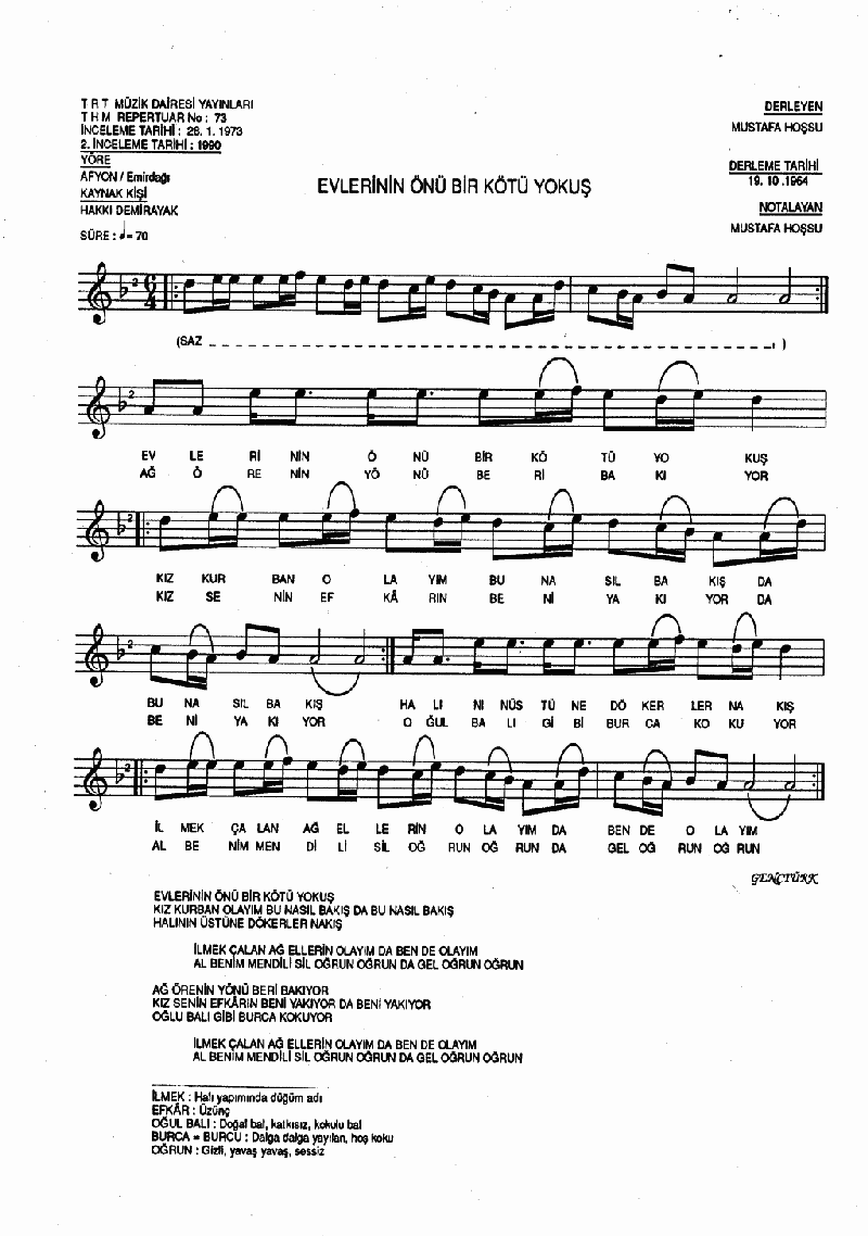 EVLERİNİN ÖNÜ BİR KÖTÜ YOKUŞ