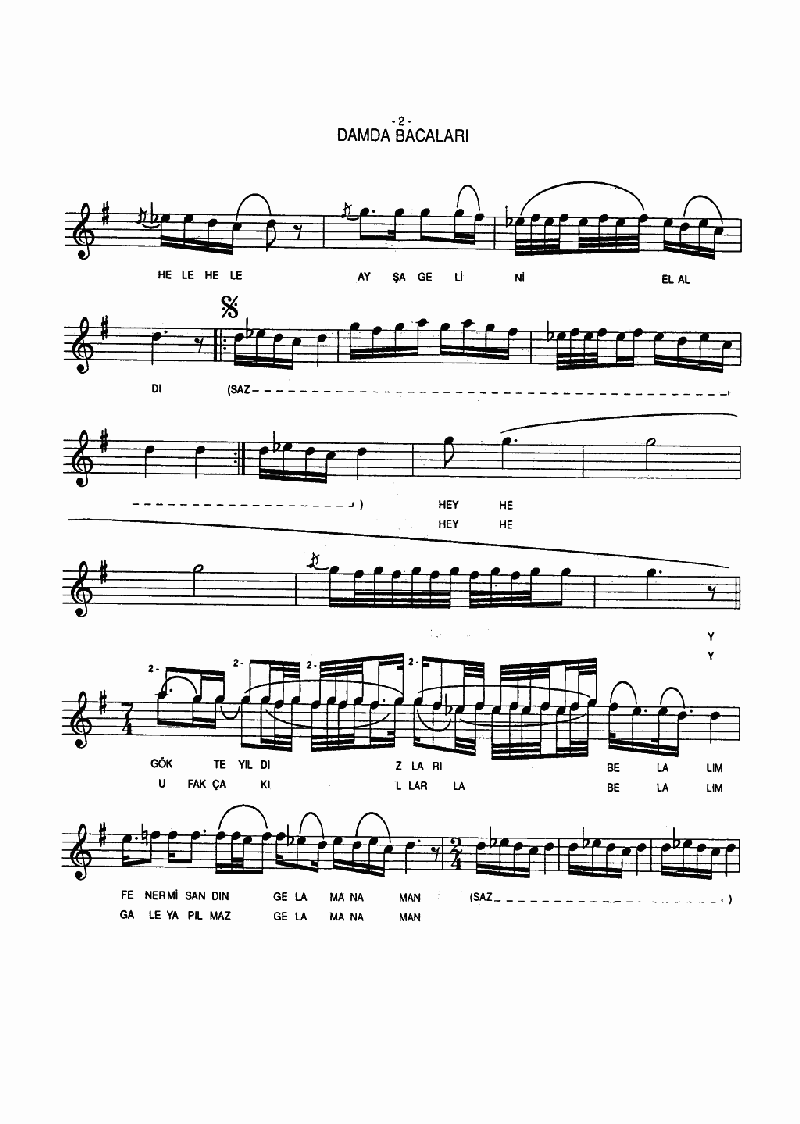 DAMDA BACALARI ADAM SANIRDIM