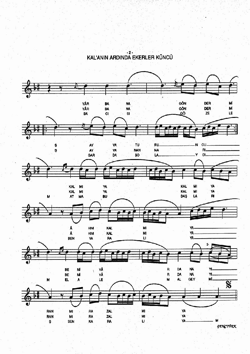 KALANIN ARDINDA EKERLER KÜNCÜ