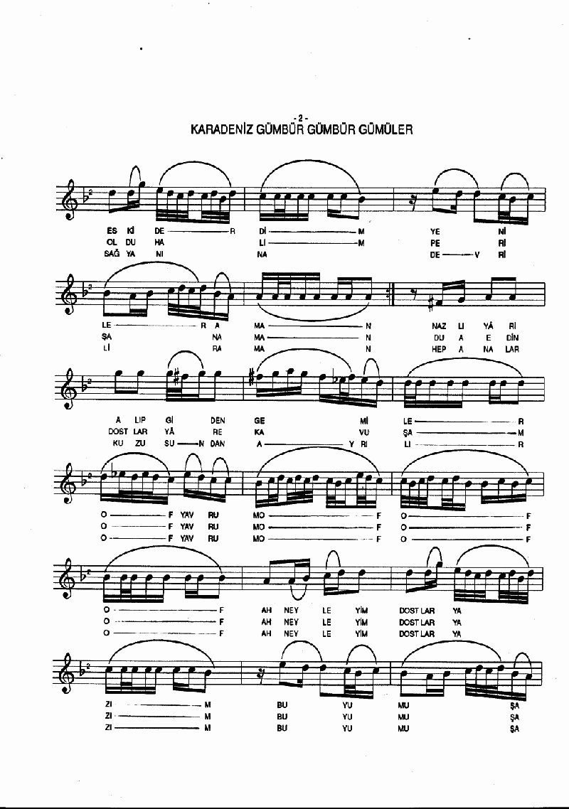 KARADENİZ GÜMBÜR GÜMBÜR GÜMELER