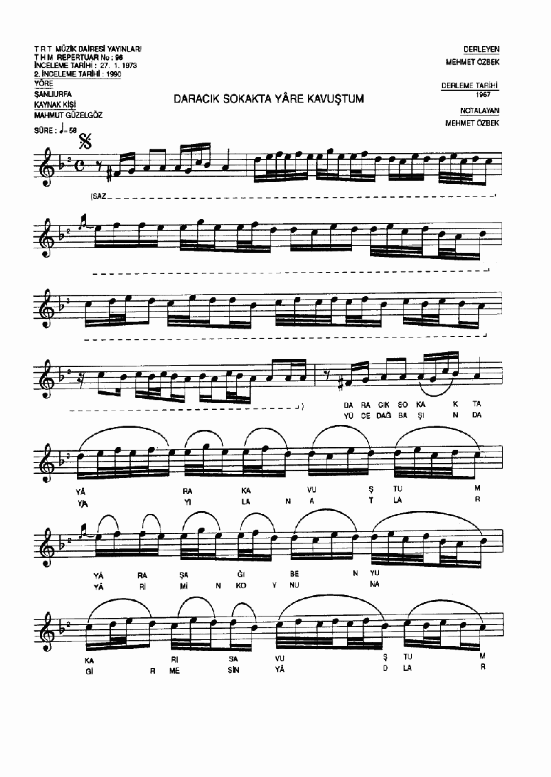 DARACIK SOKAKTA YARE KAVUŞTUM