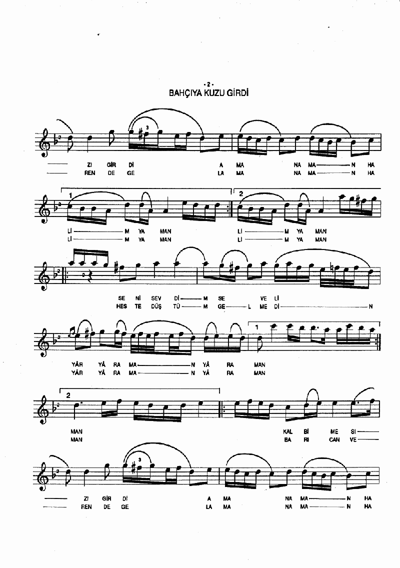 BAHÇIYA KUZU GİRDİ