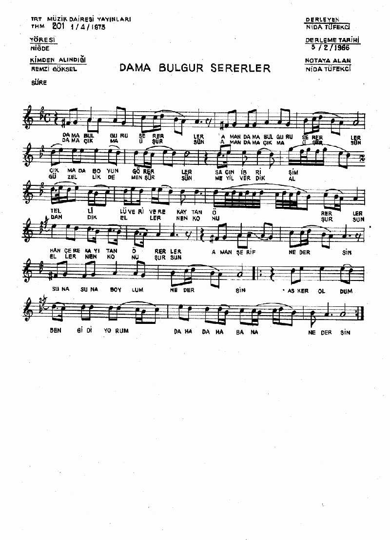 DAMA BULGUR SERERLER - II