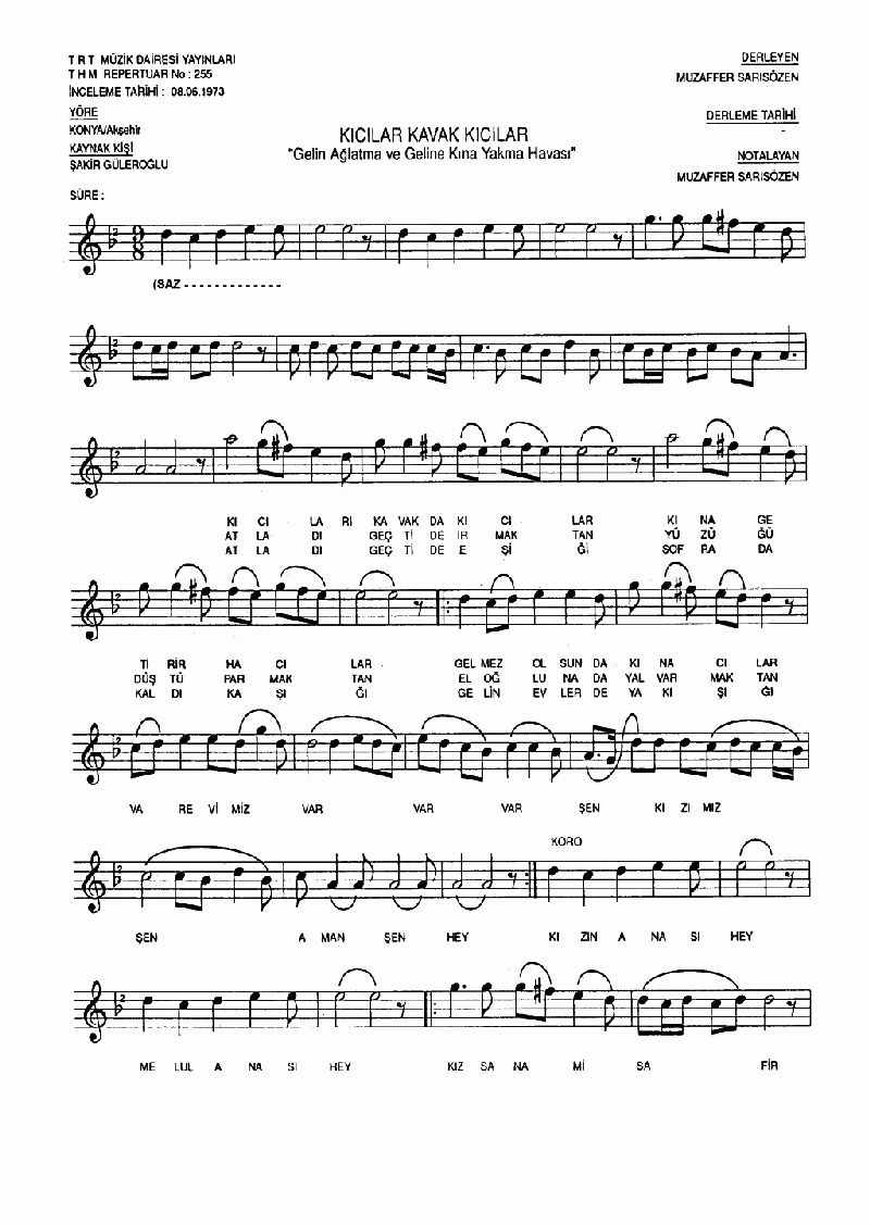 KICILAR KAVAK KICILAR