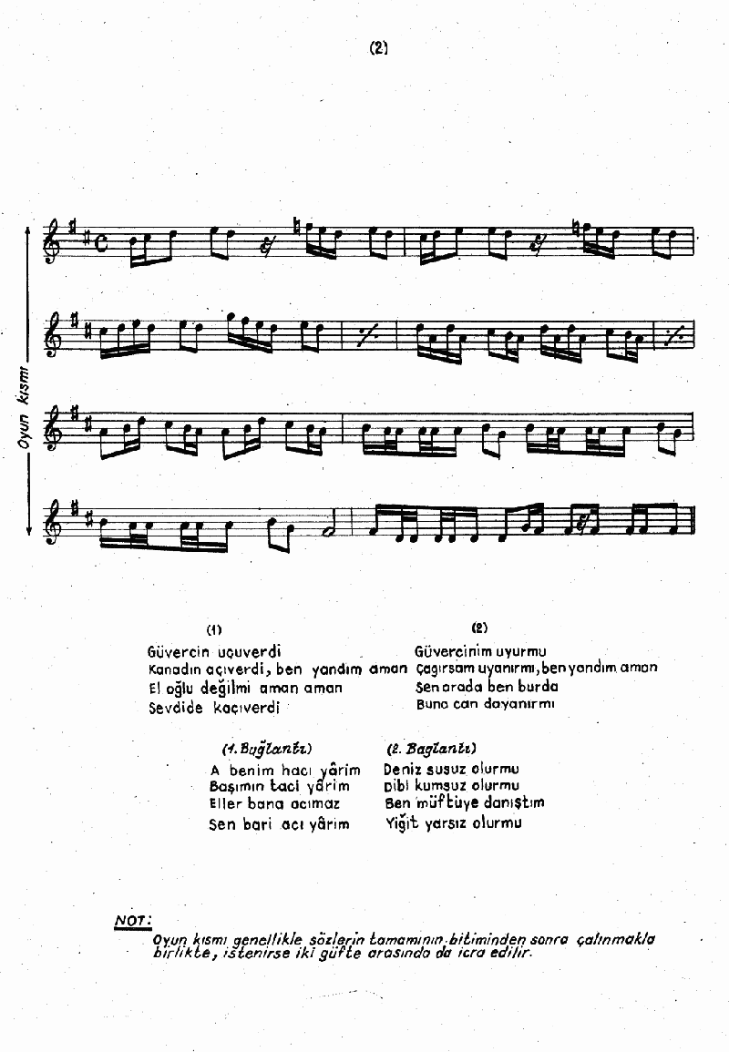 GÜVERCİN UÇUVERDİ (Misget)