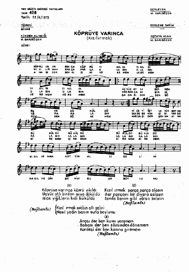 KÖPRÜYE VARINCA KÖPRÜ YIKILDI