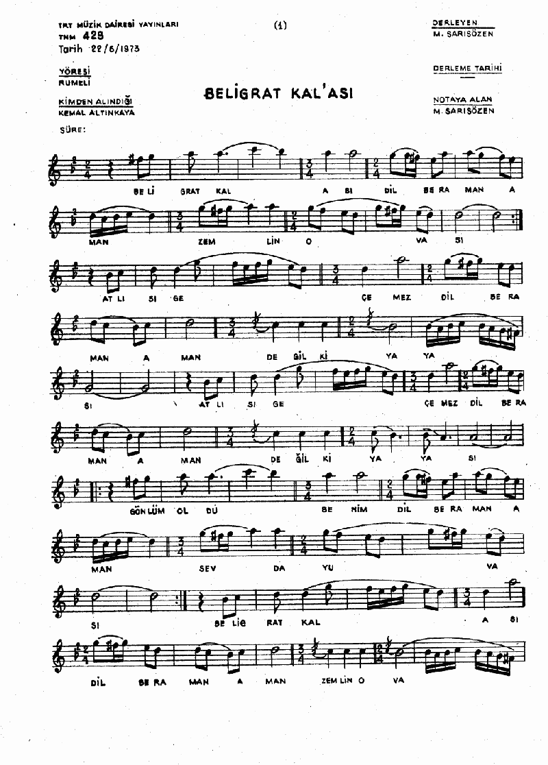 BELGRAT KAL'ASI ZEMLİN OVASI