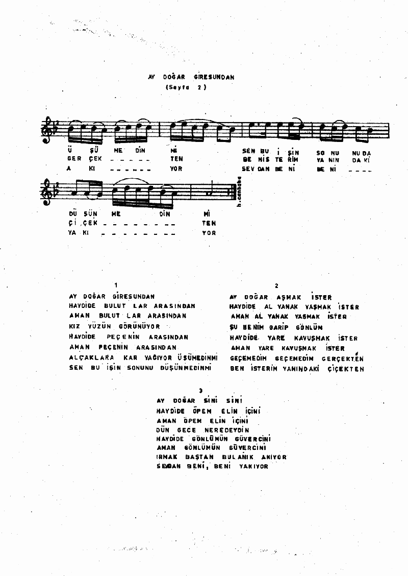AY DOĞAR GİRESUN'DAN