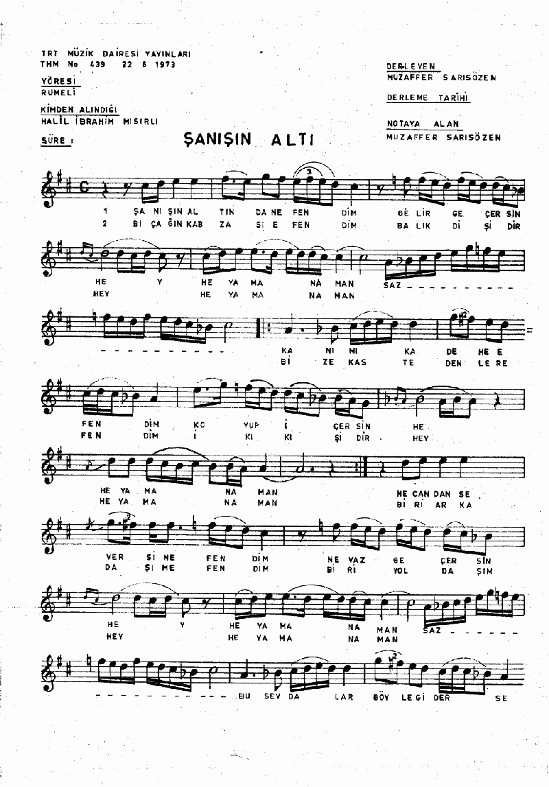 ŞANIŞ'IN ALTINDAN GELİR GEÇERSİN