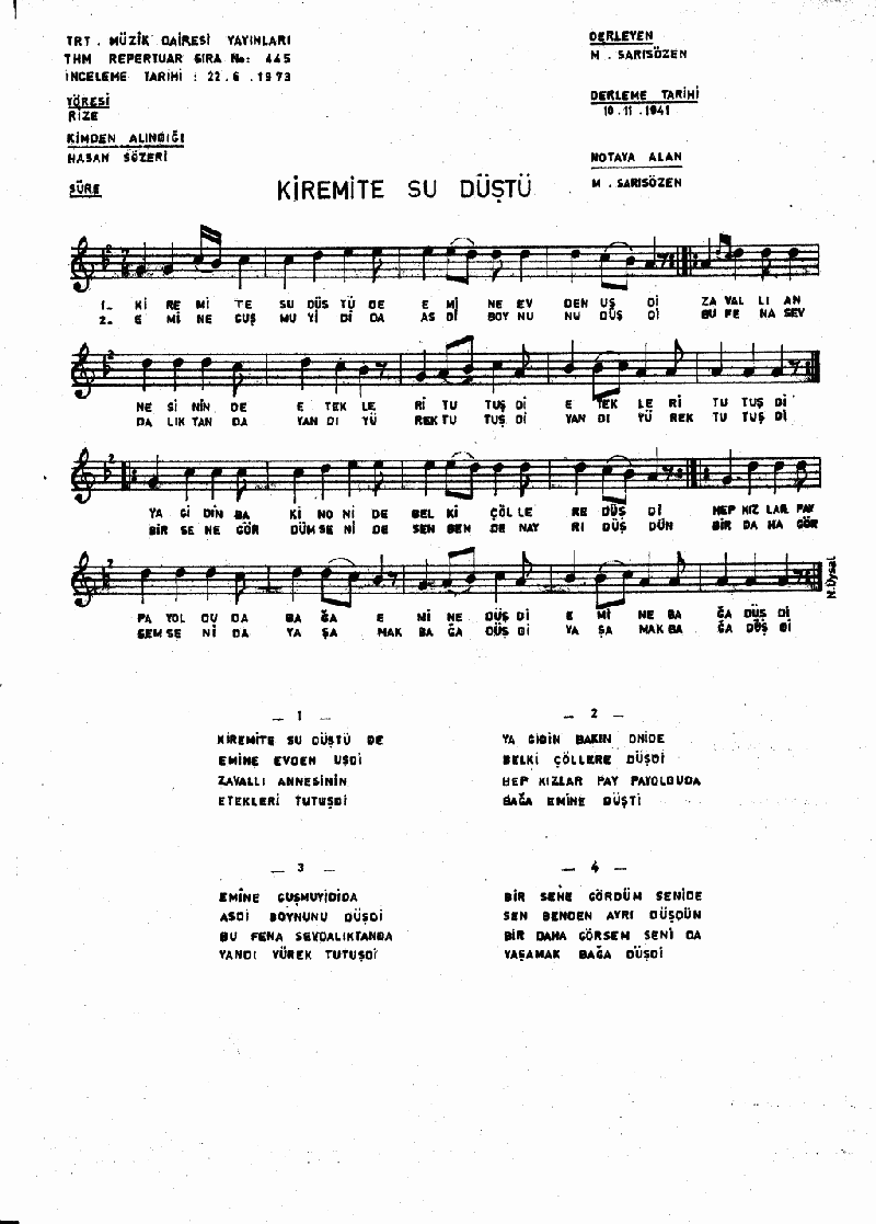 KİREMİTE SU DÜŞTÜ