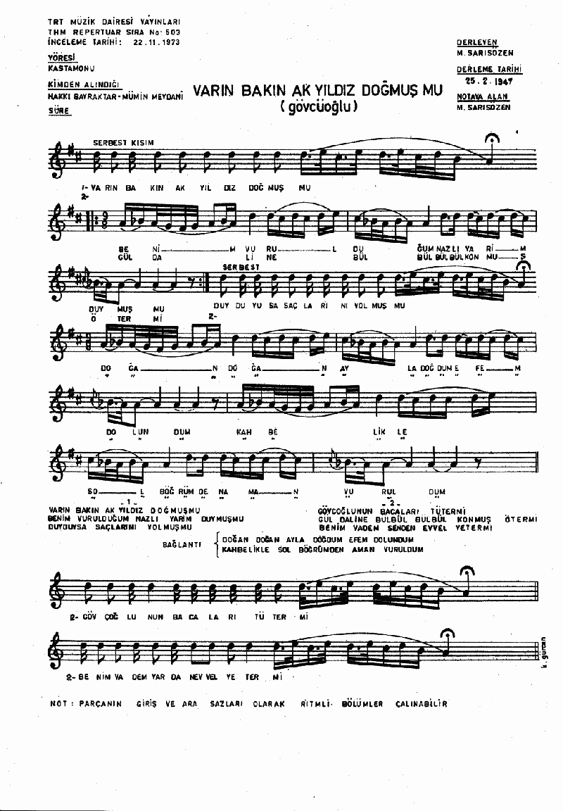 VARIN BAKIN AK YILDIZ DOĞMUŞ MU