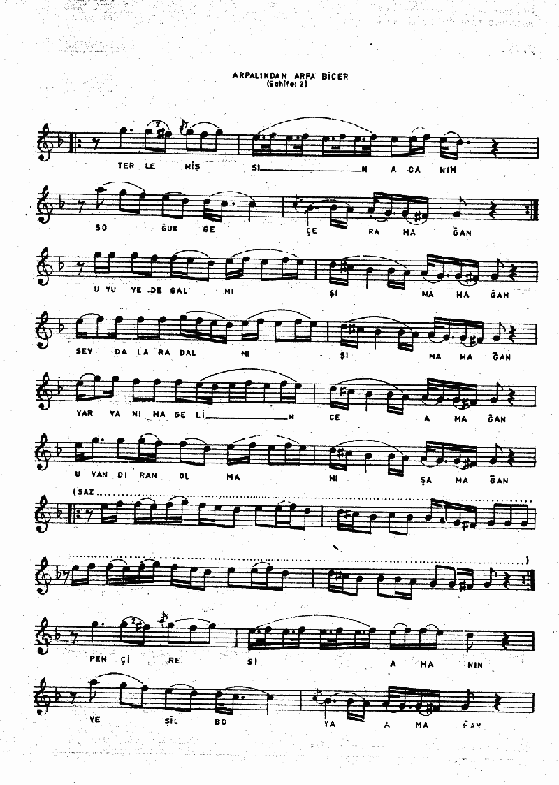 ARPALIKTAN ARPA BİÇER