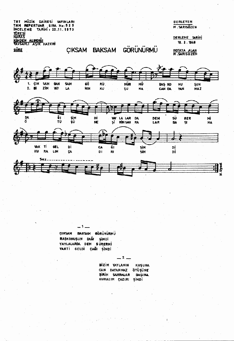 ÇIKSAM BAKSAM GÖRÜNÜR MÜ