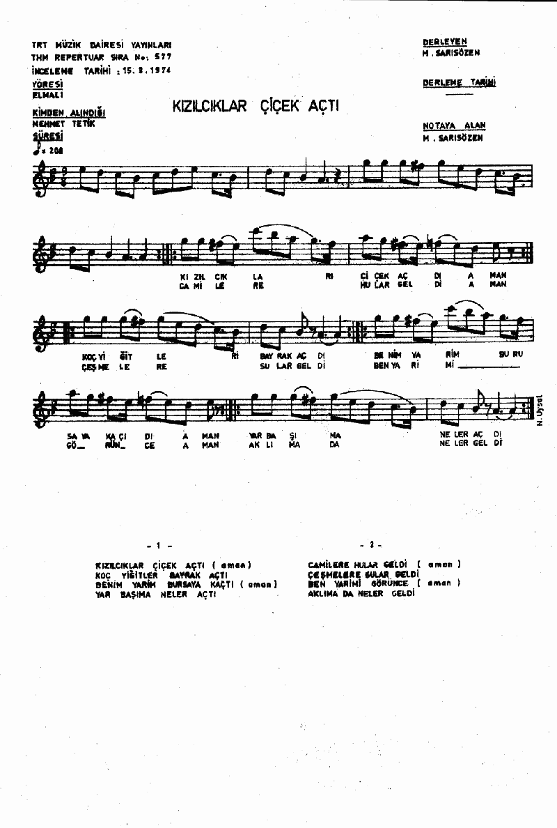 KIZILCIKLAR ÇİÇEK AÇTI