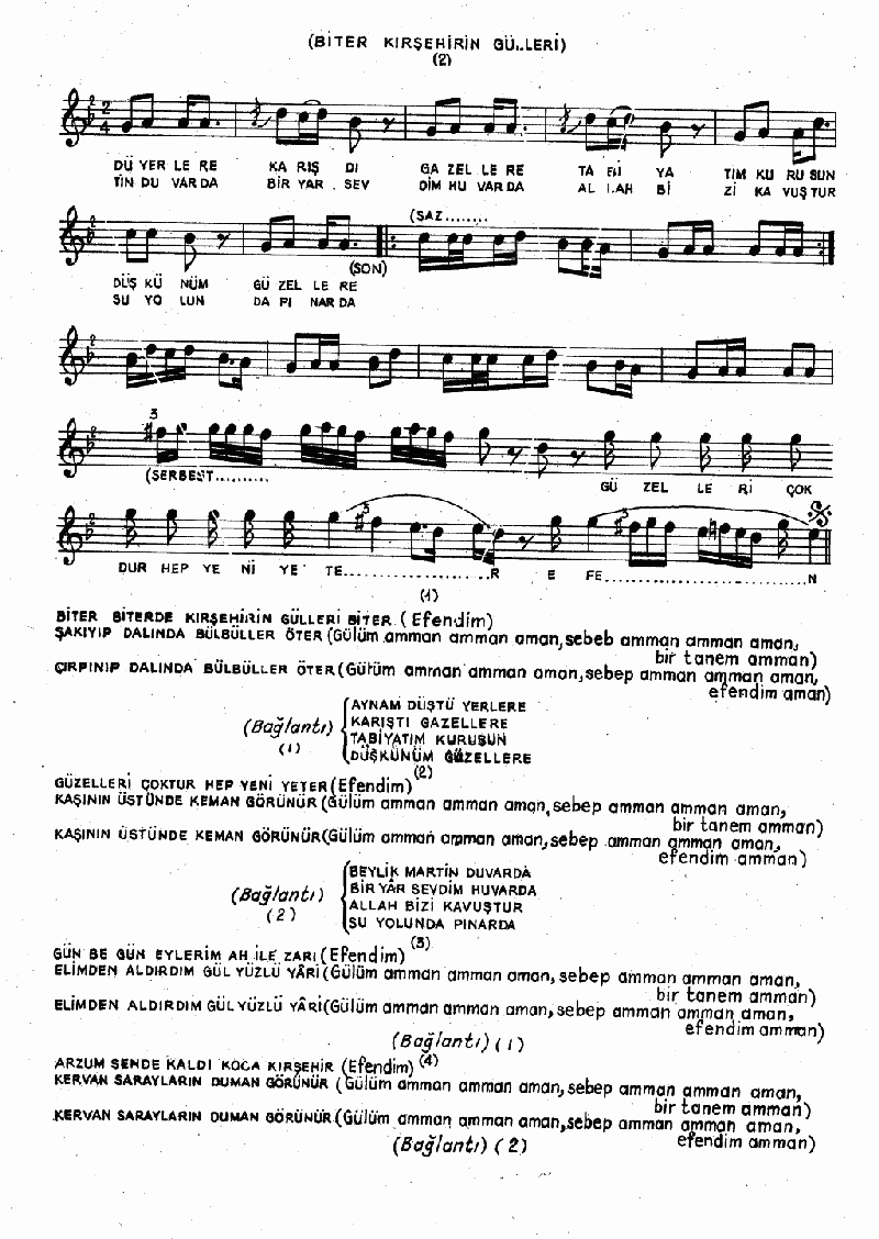 BİTER BİTER DE KIRŞEHİR'İN GÜLLERİ BİTER