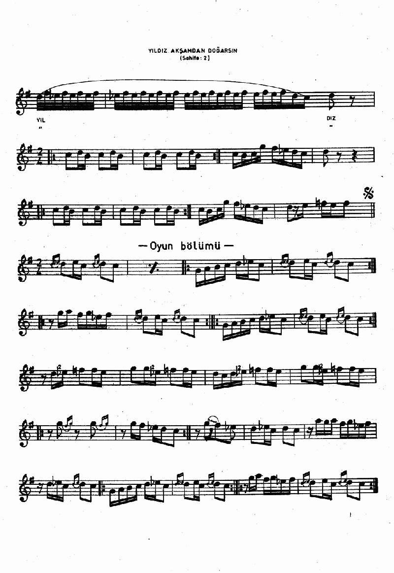 YILDIZ AKŞAMDAN DOĞARSIN