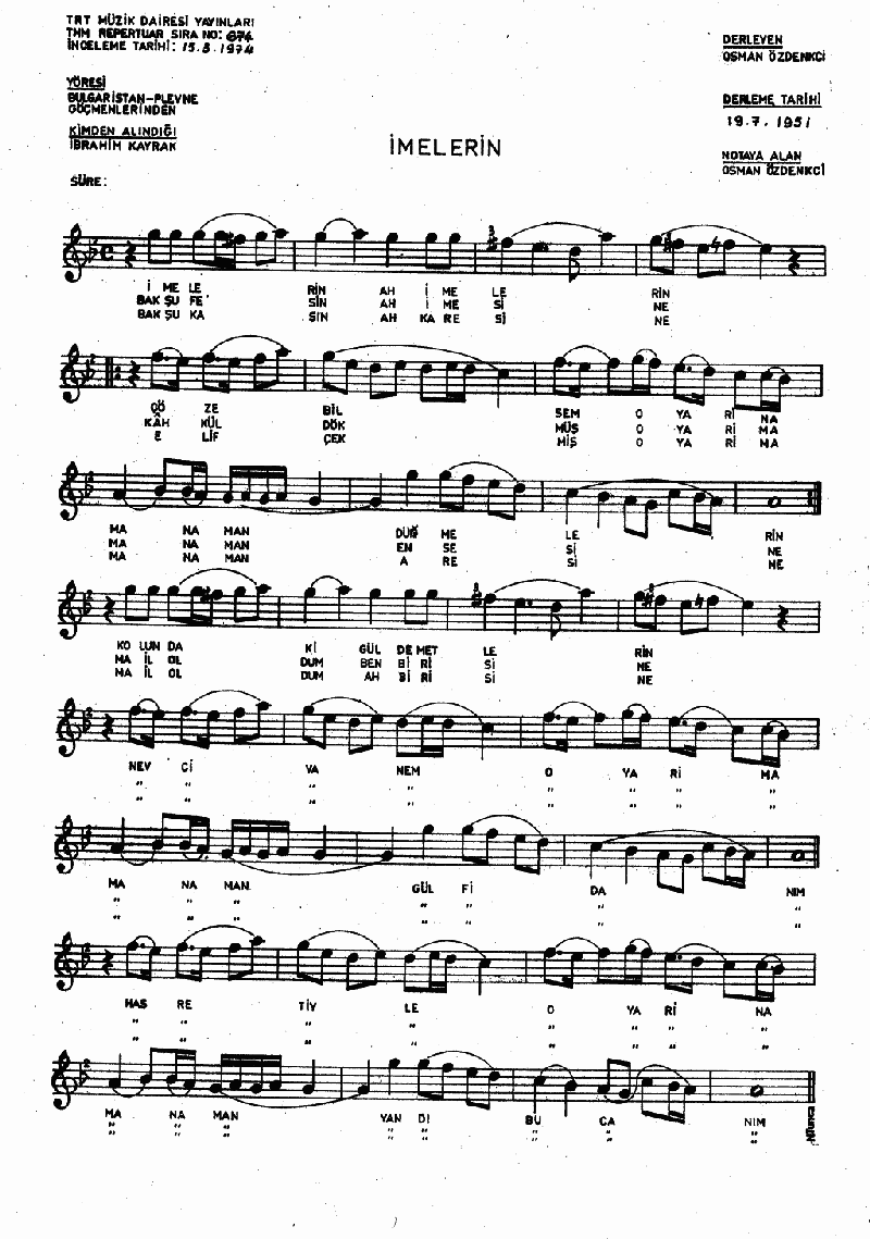 İMELERİN AH İMELERİN