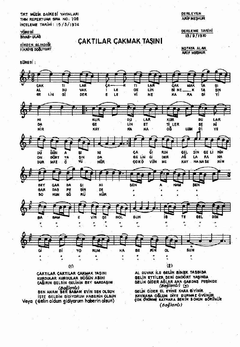 ÇAKTILAR ÇAKMAK TAŞINI