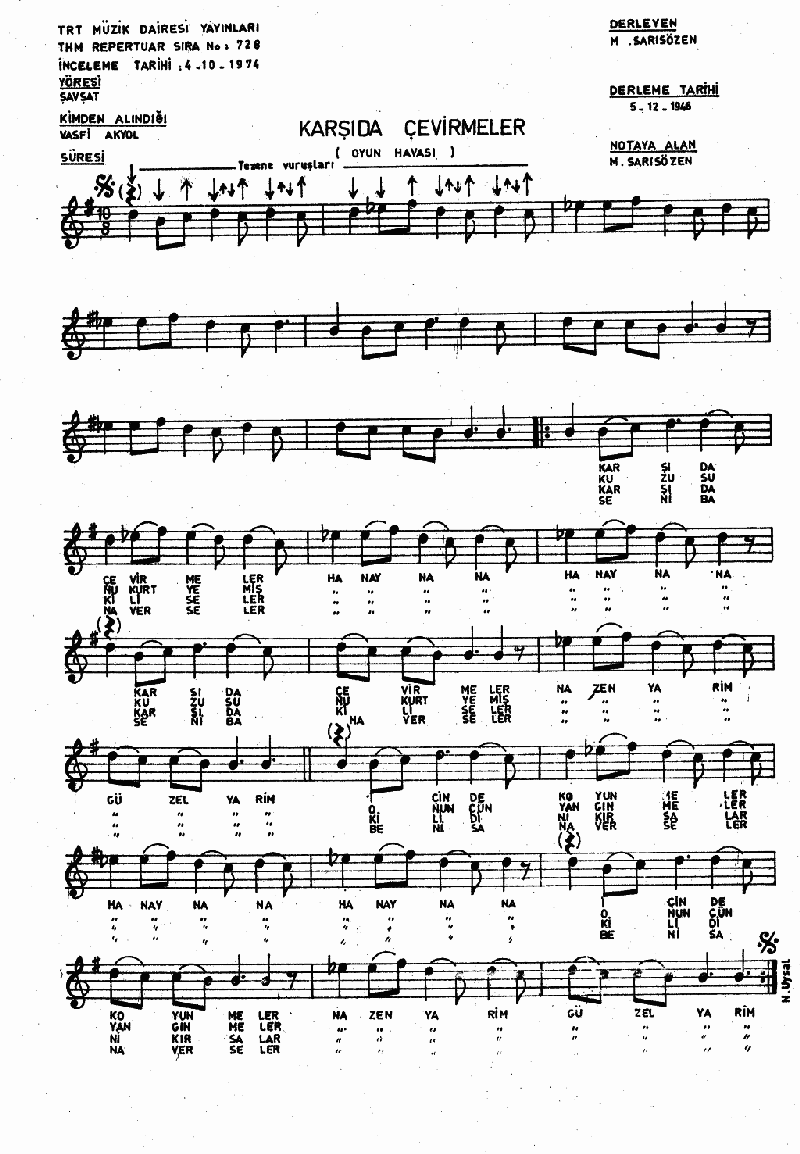 KARŞIDA ÇEVİRMELER