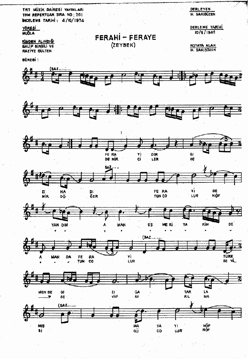 FERAYİ'DİR KIZIN ADI FERAYİ