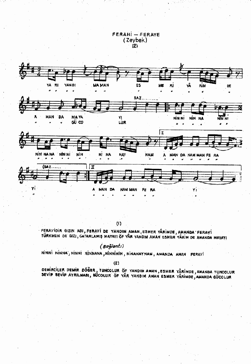 FERAYİ'DİR KIZIN ADI FERAYİ