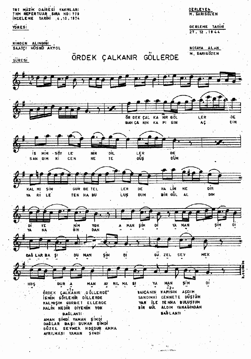 ÖRDEK ÇALKANIR GÖLLERDE