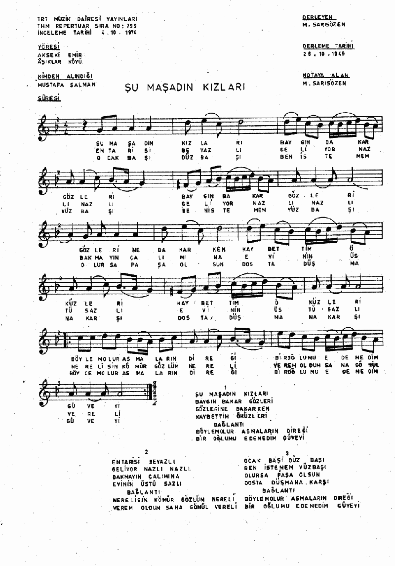 ŞU MAŞAT'IN KIZLARI