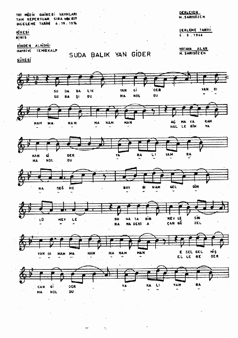 SUDA BALIK YAN GİDER