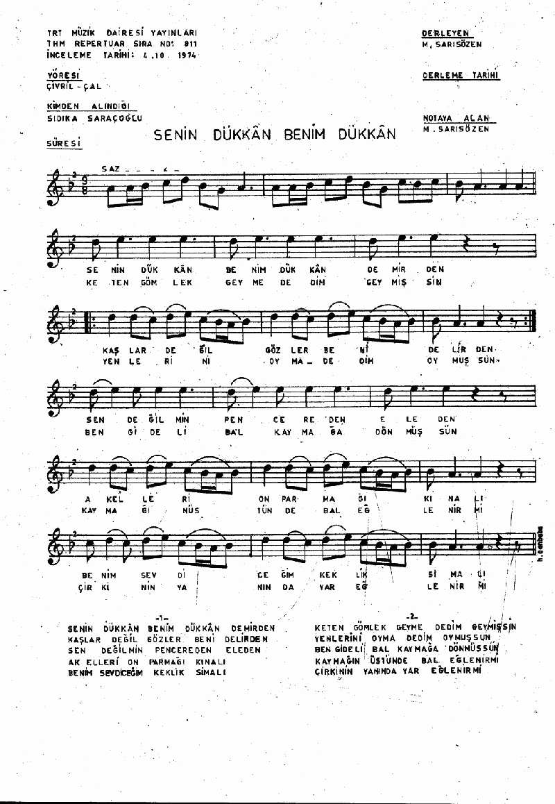 SENİN DÜKKAN BENİM DÜKKAN DEMİRDEN