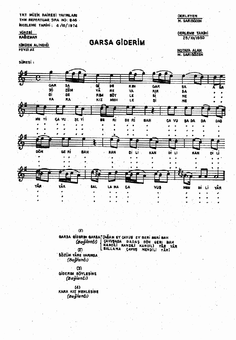 GARS'A GİDERİM GARS'A