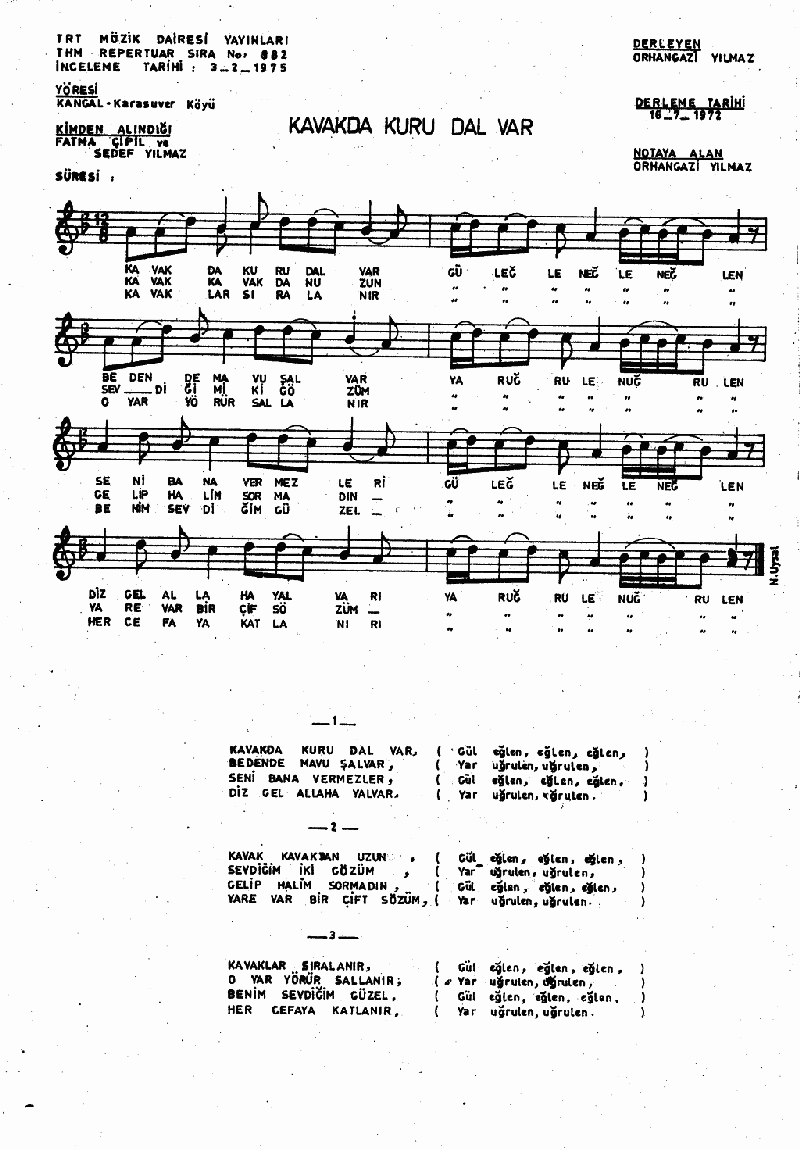 KAVAKTA KURU DAL VAR