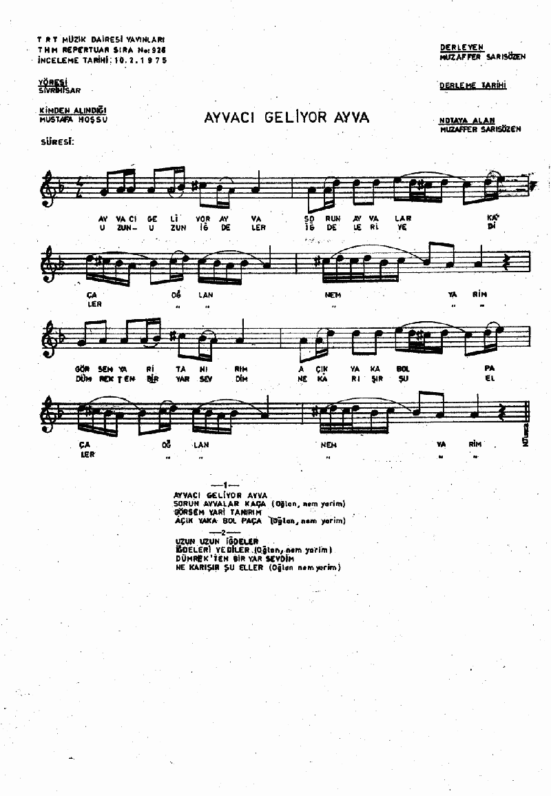 AYVACI GELİYOR AYVA