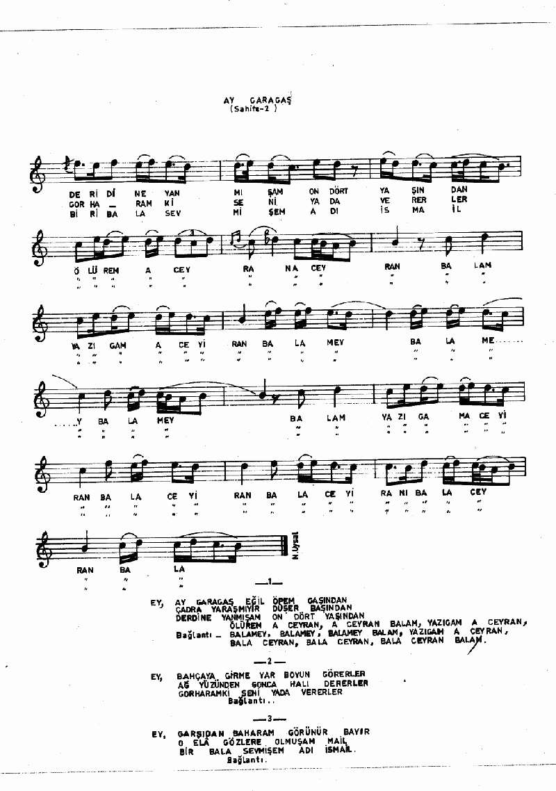 AY GARA GAŞ EĞİL ÖPEM GAŞINDAN