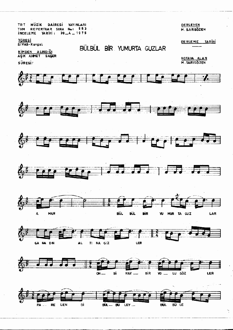 BÜLBÜL BİR YUMURTA GUZLAR