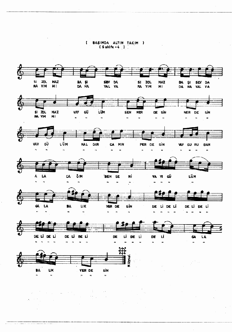 BAŞIMDA ALTIN TACIM