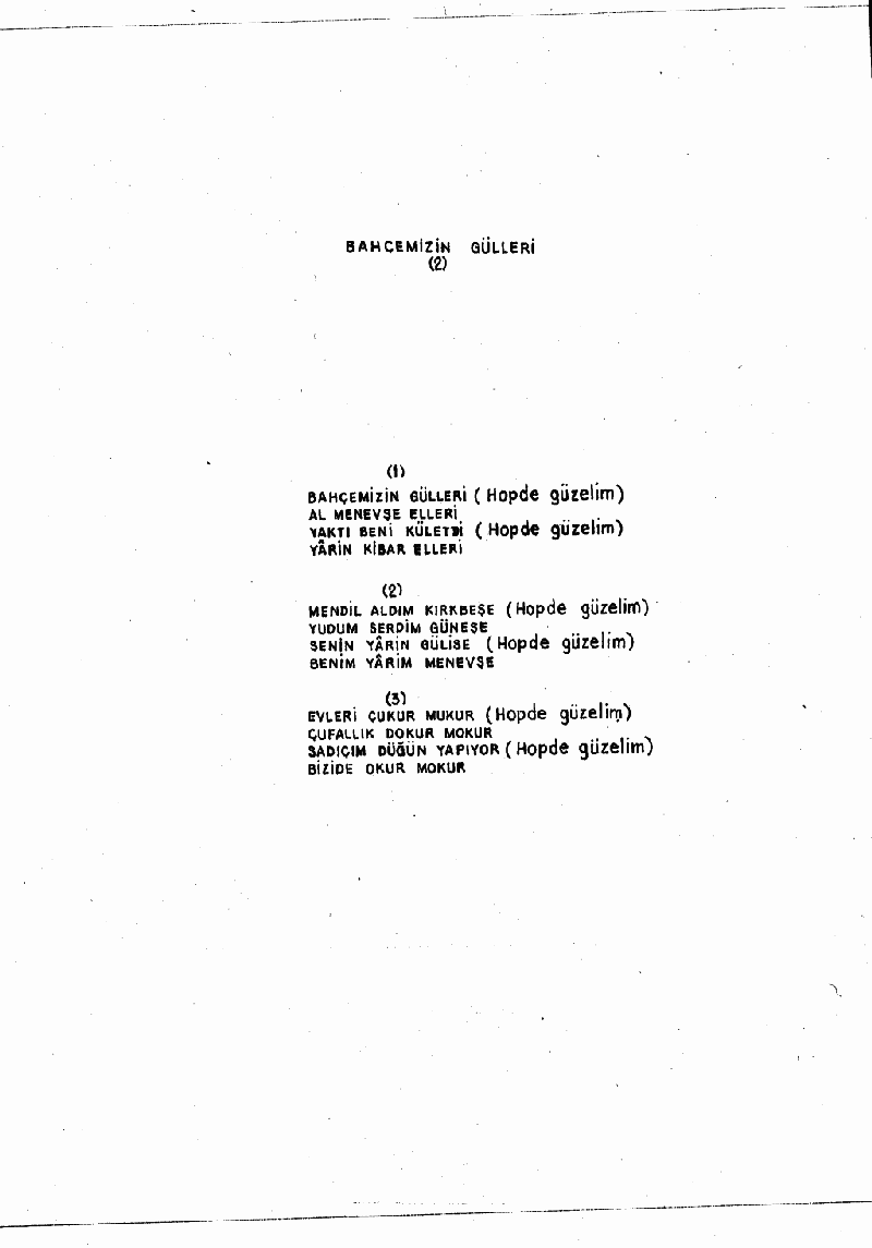BAHÇEMİZİN GÜLLERİ
