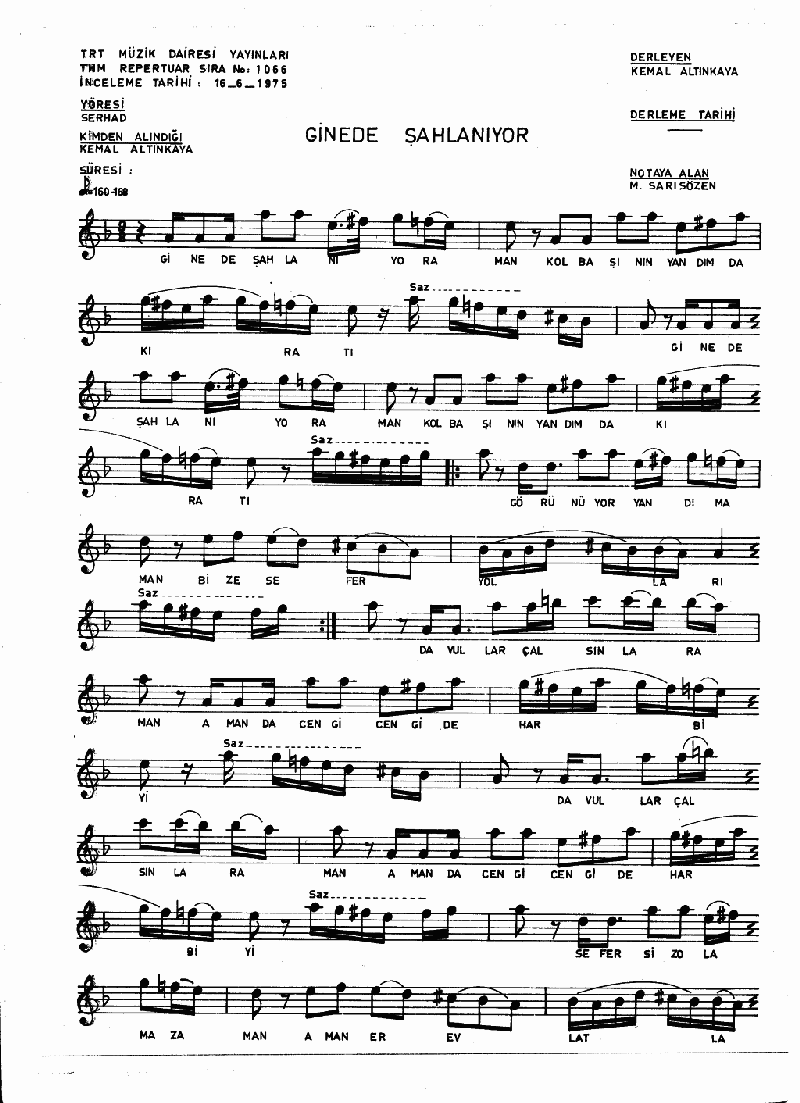 GİNE DE ŞAHLANIYOR KOLBAŞININ KIR ATI