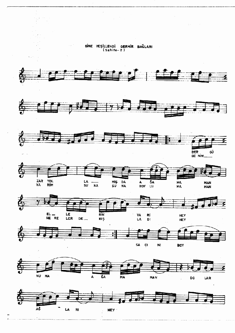 GİNE YEŞİLLENDİ GERMİR BAĞLARI