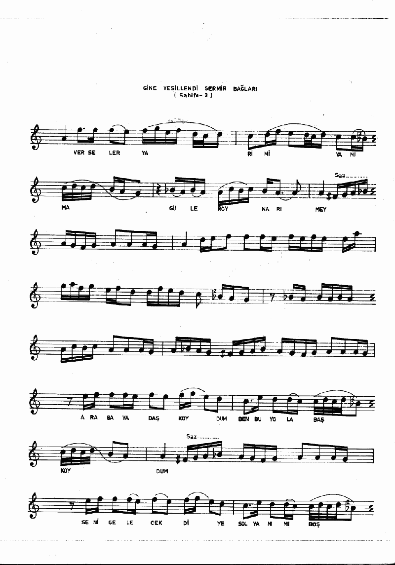 GİNE YEŞİLLENDİ GERMİR BAĞLARI