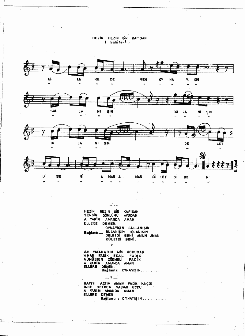 HEZİN HEZİN GİR KAPIDAN